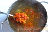 Куриный суп с чечевицей и цветной капустой