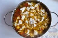 Куриный суп с чечевицей и цветной капустой
