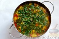 Куриный суп с чечевицей и цветной капустой