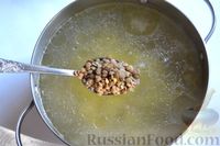 Куриный суп с чечевицей и цветной капустой