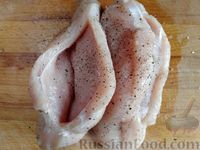 Куриные грудки, фаршированные ананасами и сыром