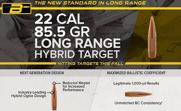 Пули Berger .22 Long Range Hybrid Target
