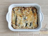 Салака, запечённая в молоке и панировочных сухарях