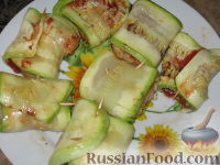 Рыба в кабачке