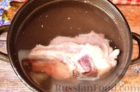 Суп с мясом, тыквой и помидорами
