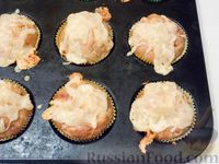 Закусочные маффины с сыром и ветчиной