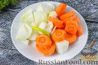 Шашлык из рыбы, с яблочным соусом