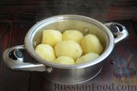 Картофель рёшти с селёдочным соусом