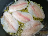 Рыба с соусом песто и соком лимона (на сковороде)