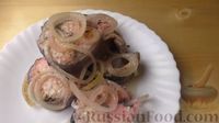 Закуска из замороженной скумбрии с луком
