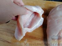 Куриные грудки, фаршированные ананасами и сыром