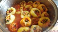 Фаршированный перец с булгуром и овощами