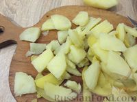 Салат из картофеля, помидоров и огурцов