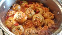Фаршированный перец с булгуром и овощами