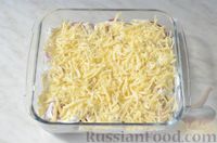 Минтай, запечённый с помидорами и сыром