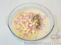 Закусочные маффины с сыром и ветчиной
