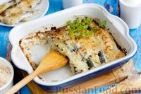 Салака, запечённая в молоке и панировочных сухарях