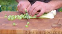 Кролик, тушенный с овощами и томатным соком (в казане)