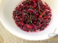 Салат из морской капусты со свеклой и сладким перцем