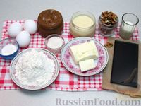Рулет со сгущёнкой и орехами