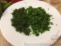 Салат из картофеля, помидоров и огурцов