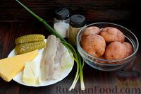 Картофель рёшти с селёдочным соусом